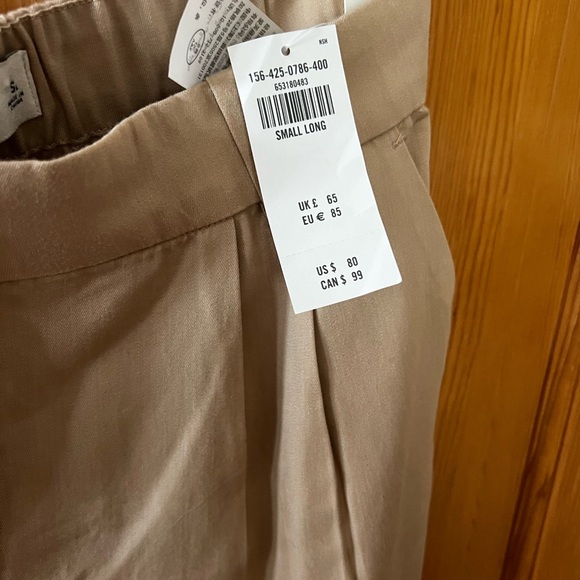 Abercrombie & Fitch Wide Leg Dress Pant Size Small Long NWT - Picture 4 of 4